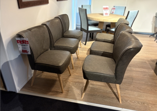 Set van 6 eetstoelen Rich Set van 6 eetstoelen Rich