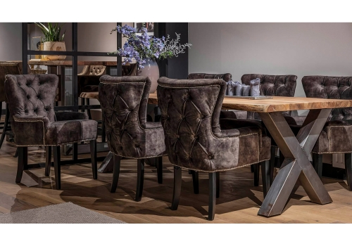 Amy barstoel met capiton in sfeer 2 UrbanSofa
