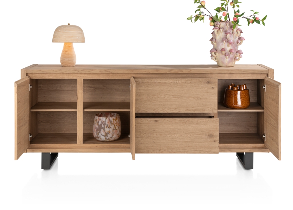 bonaire-dressoir-happyathome-eiken-fineer-225cm-front-open