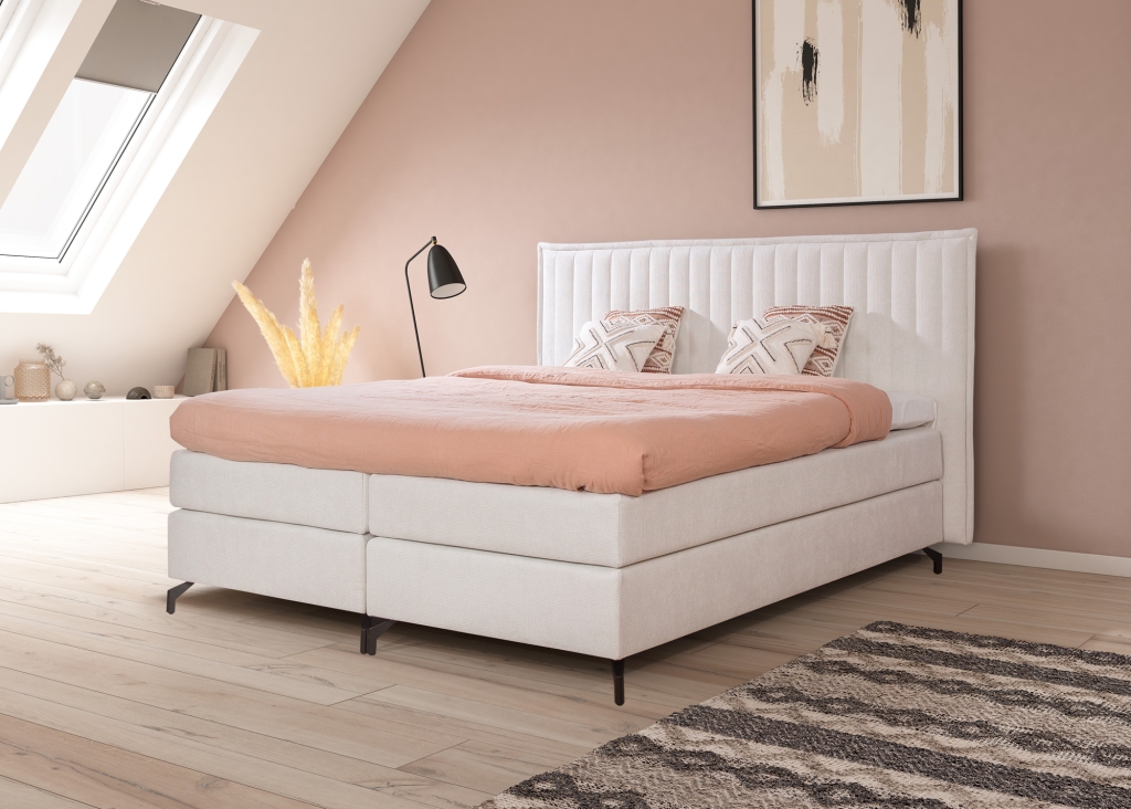 Boxspring Chicago HB-2 met verticale banen