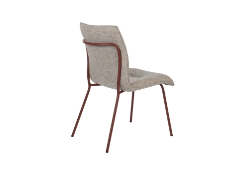 City eetstoel met meerdere frame kleuren in stof of leer
