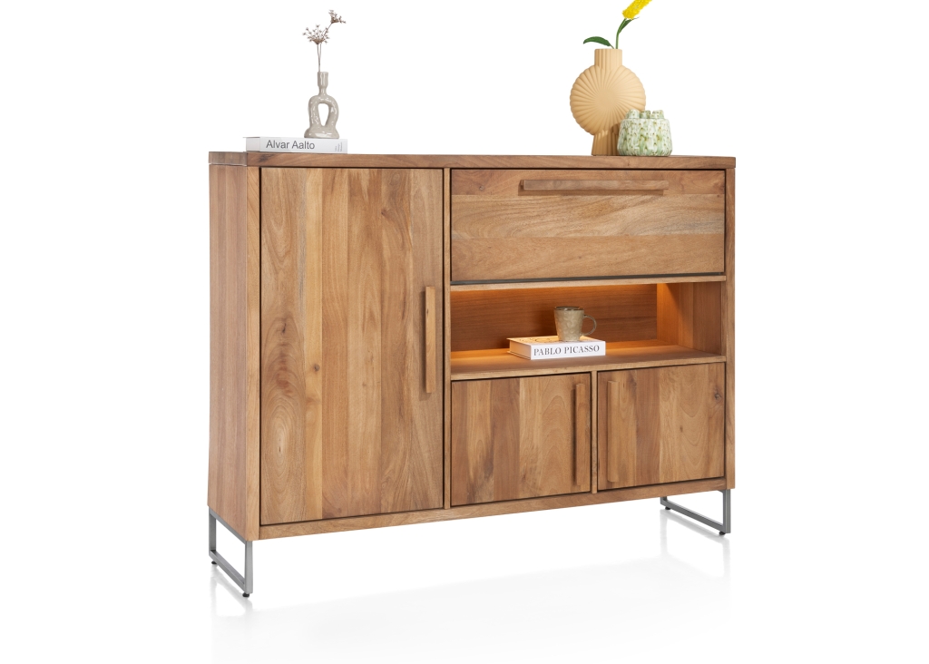 Everest Dressette van Happy@Home in smoked Magnifera fineer en metaal persp