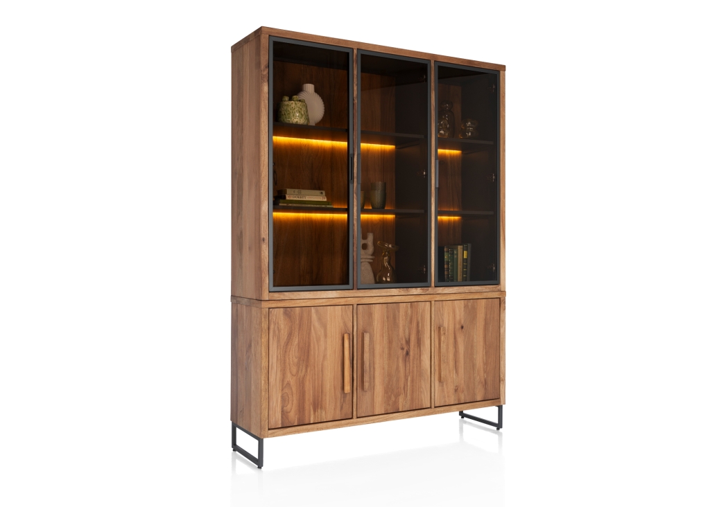 Everest buffetkast 150x210cm in smoked Magnifera fineer persp