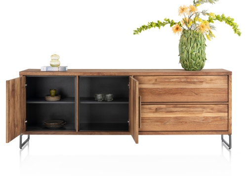 Everest dressoir 220, gemaakt in Mangifera fineer open