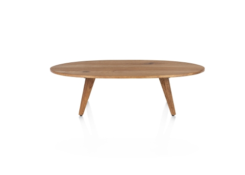 Everest salontafel 120x60cm in Smoked Magnifera fineer ovaal