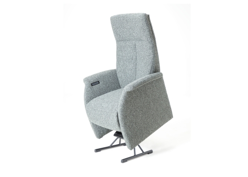 Feelz relaxfauteuil R06-A06 leverbaar in stof of leder in 5 maten - schuin-sta-op