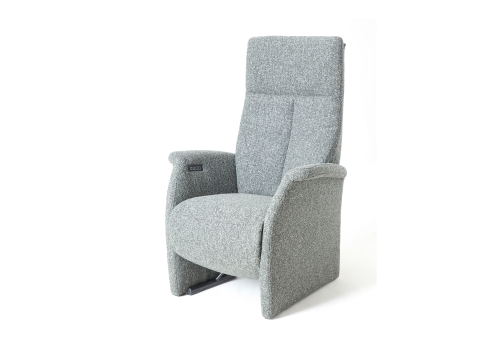 Feelz relaxfauteuil R06-A06 leverbaar in stof of leder in 5 maten - schuin
