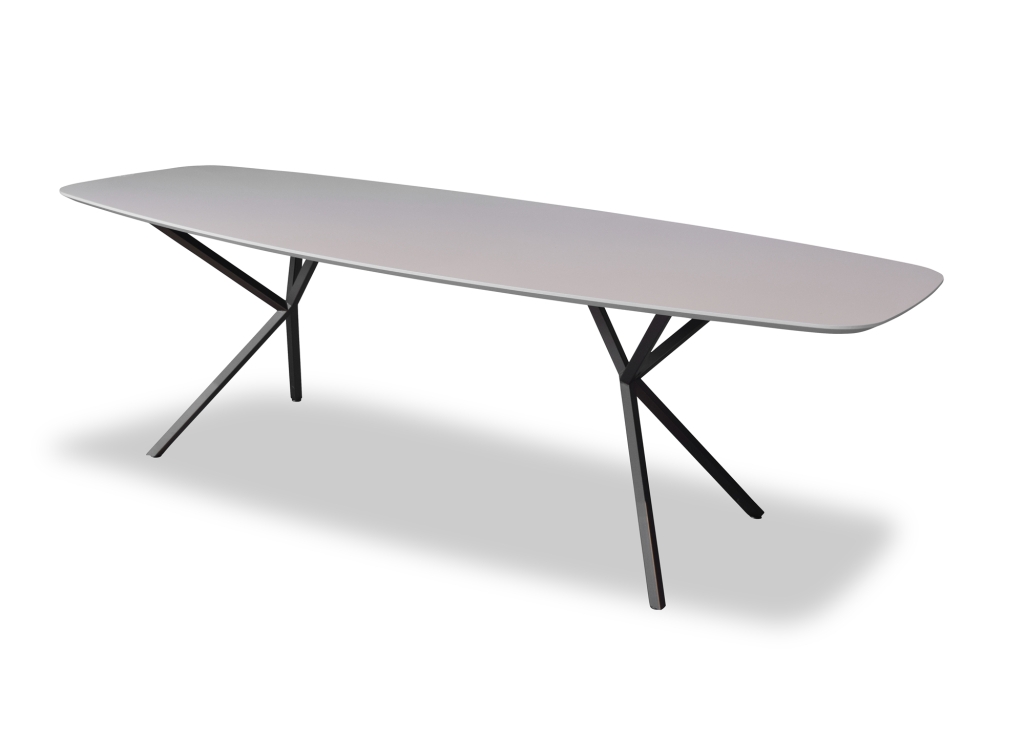 HPL eettafel in vele maten en kleuren leverbaar met verschillende onderstellen