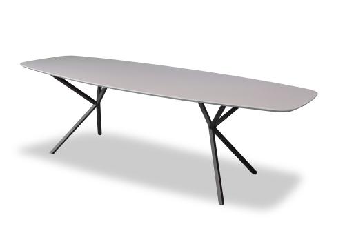 HPL eettafel in vele maten en kleuren leverbaar met verschillende onderstellen