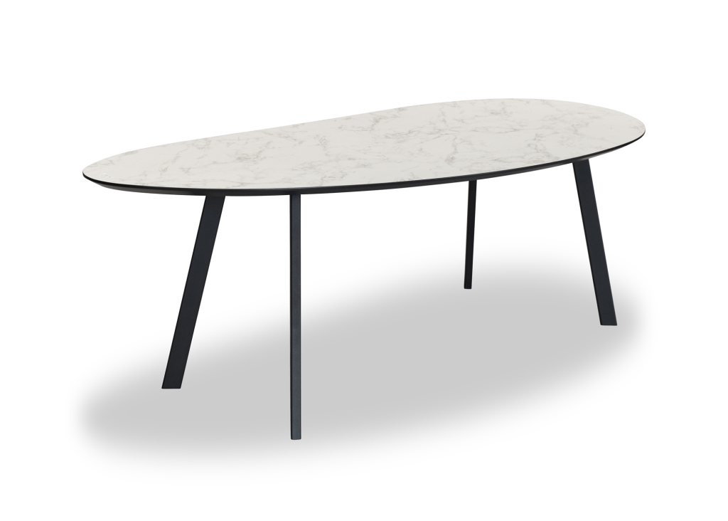 HPL eettafel model Slipper leverbaar in vele maten, kleuren en onderstellen