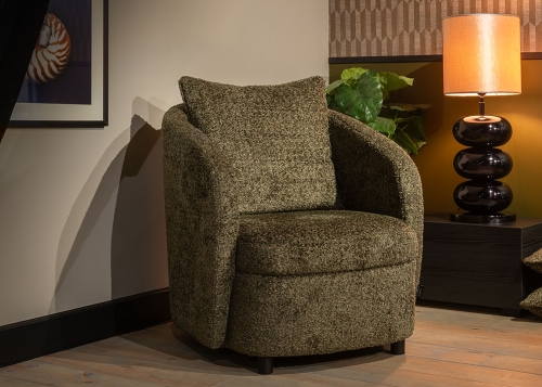 Liv fauteuil van UrbanSofa draai of vast in vele stoffen en microleders 3