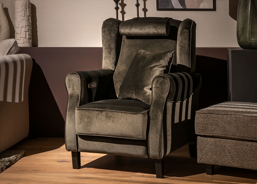 Livorno elektrische relaxfauteuil van UrbanSofa in stof of microleder-3