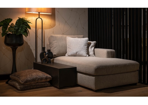 UrbanSofa Lorenzo lounge- of hoekbank in vele stoffen 4