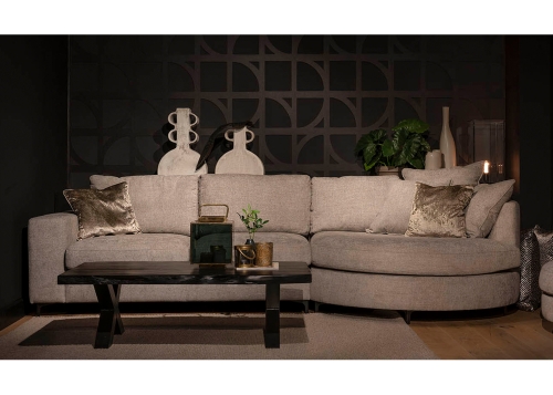 UrbanSofa Lorenzo lounge- of hoekbank in vele stoffen 6