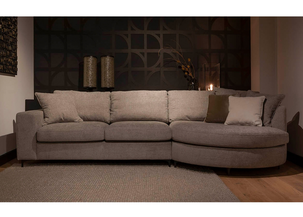 UrbanSofa Lorenzo lounge- of hoekbank in vele stoffen 2