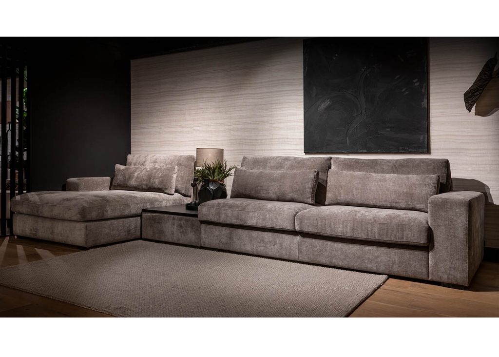 UrbanSofa Lorenzo lounge- of hoekbank in vele stoffen 1