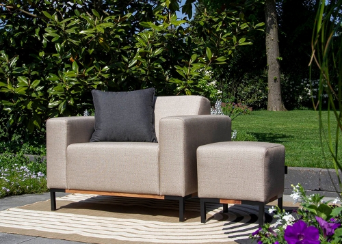 Marbella Outdoor tuinbank van UrbanSofa in Sunbrella stof-1