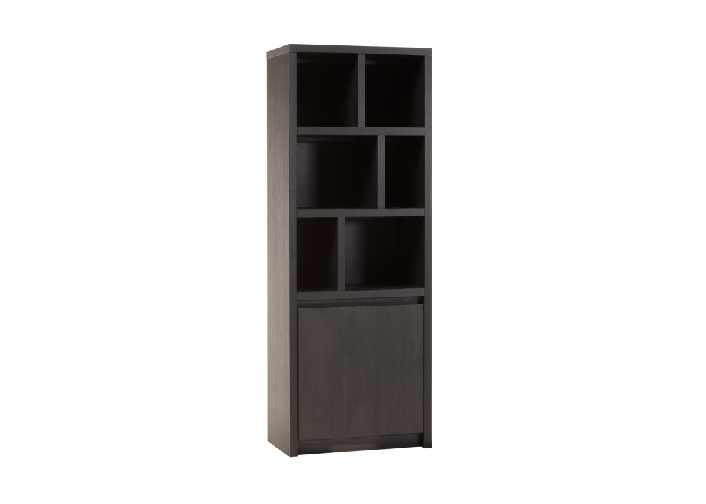 Milanello bergkast 1-drs + 6 x open vak optioneel met LED-verlichting