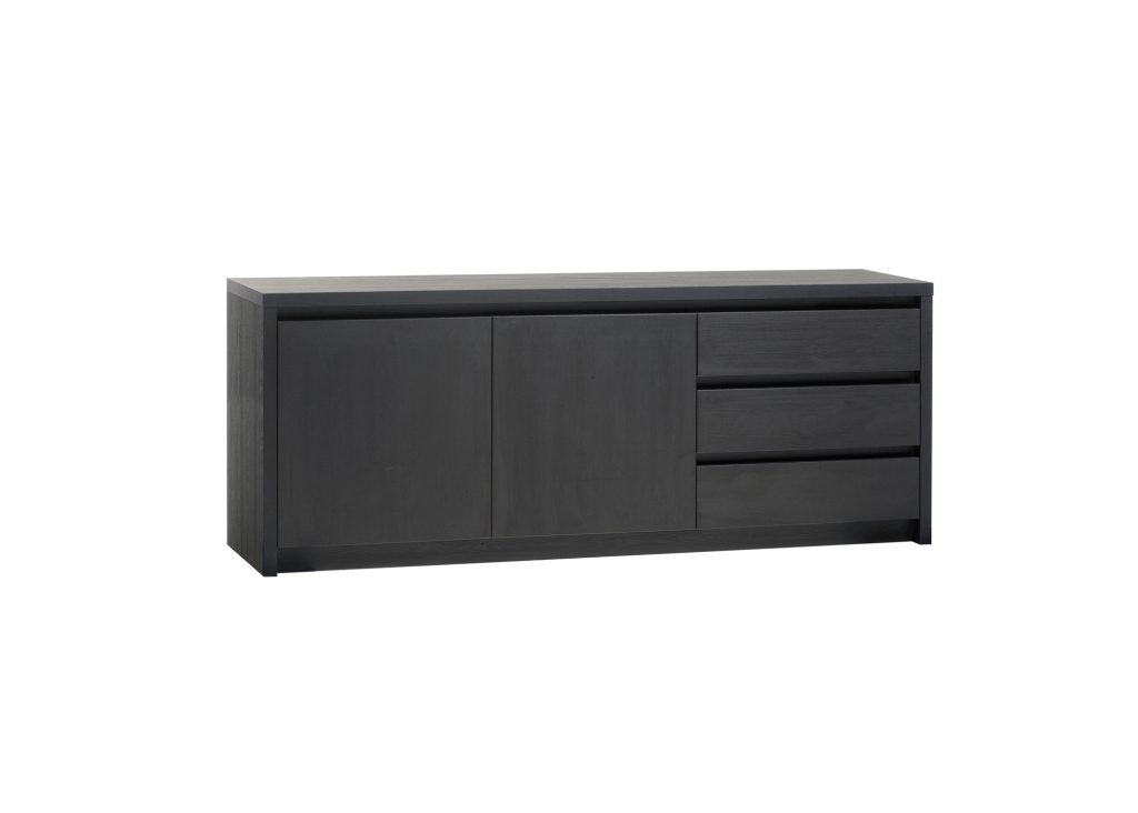 Milanello dressoir klein in Lamulux Noir