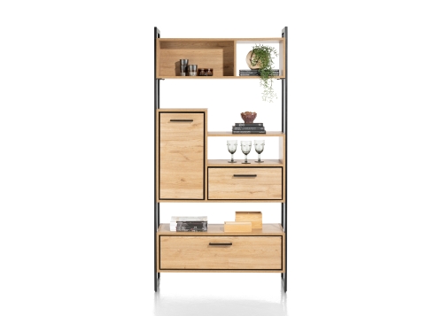 Ostrava roomdivider in Primo Laminato recht dicht