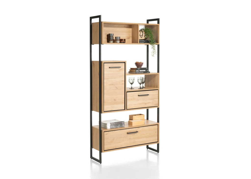 Ostrava roomdivider in Primo Laminato persp. dicht