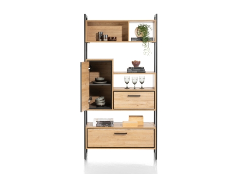 Ostrava roomdivider in Primo Laminato open