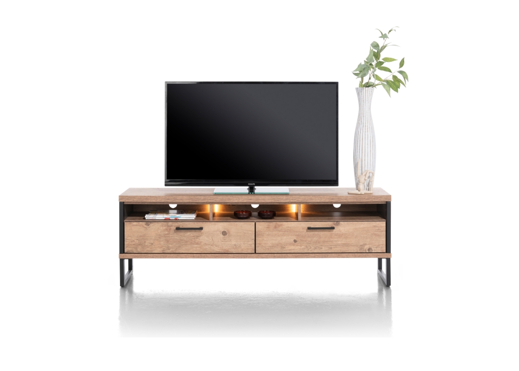 Pantin Lowboard 160 in Primo Laminato Barnwood Happy@Home | front