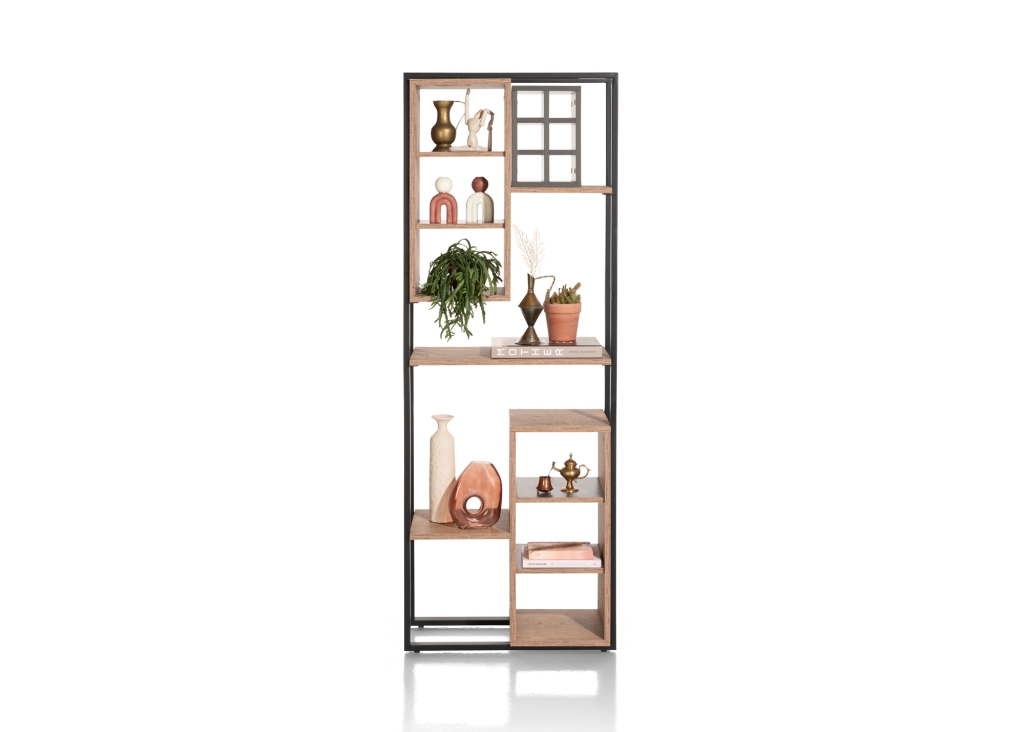 Pantin roomdivider in Primo Laminato Barnwood | front deco