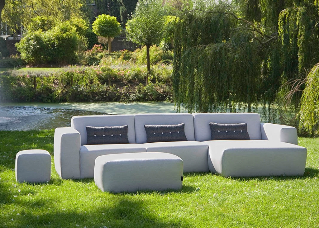 Provence Outdoor tuinbank van UrbanSofa in Sunbrella stof_2