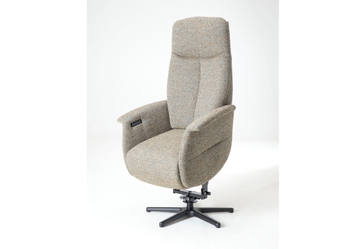 Feelz relaxfauteuil R01-A01 leverbaar in stof of leder - op-sta
