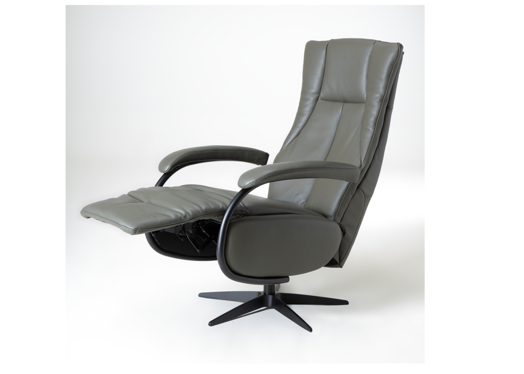 Feelz relaxfauteuil R05-A05 leverbaar in stof of leder in 5 maten - uit