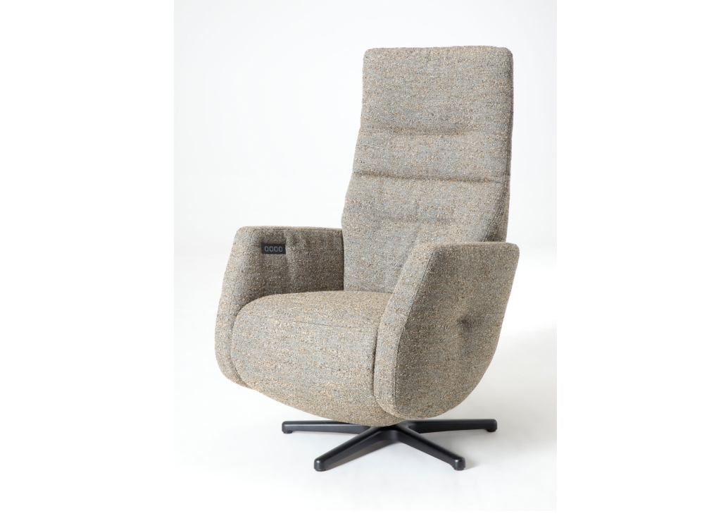 Feelz relaxfauteuil R04-A04 leverbaar in stof of leder in 5 maten