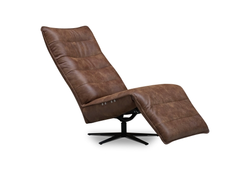 Tijuana relaxfauteuil elektrisch op accu in stof, leder of microleder