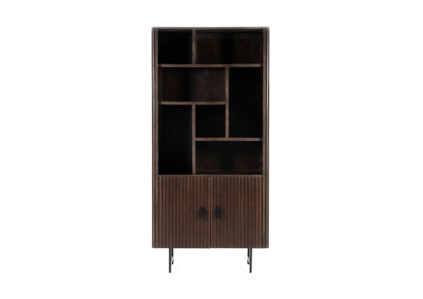 remi-boekenkast-2-drs-7-open-vak-mangohout