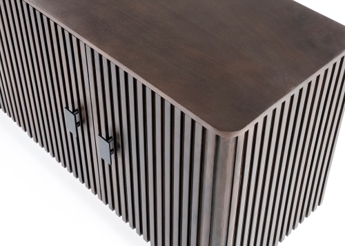 Remi 4-drs dressoir verkrijgbaar in bruin of zwart detail-1