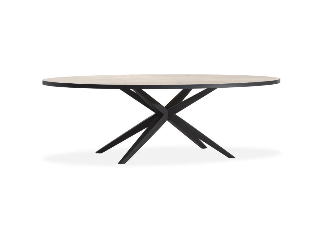 Sky, ovale eettafel in 3 maten en vele kleuren Lamulux