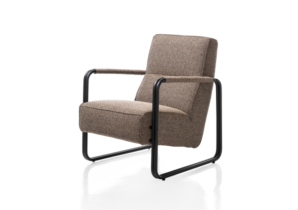 barletta-fauteuil-zwart-staal-stof-leer-happyathome