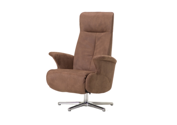Relaxfauteuil Best-Basics draai uitvoering in stof of leer