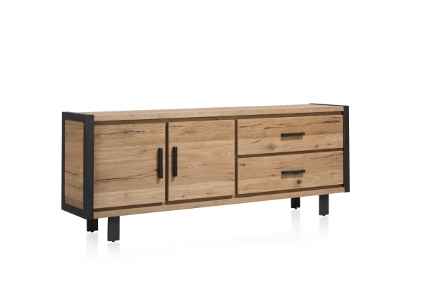Brooklyn dressoir Happy@Home eikenhout met metaal