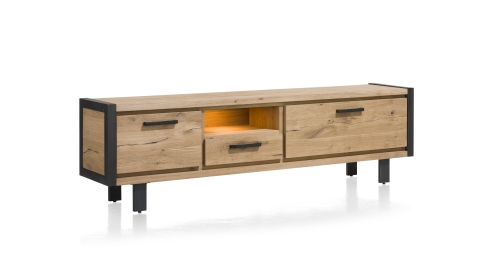 Lowboard Brooklyn eiken met metaal Lowboard Brooklyn eiken met metaal