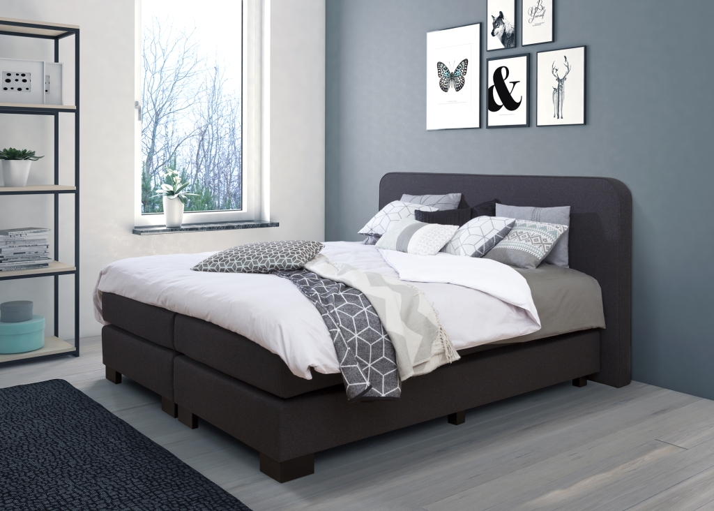 Fjord boxspring set Camebridge in stof sfeer