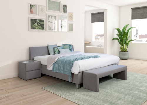 Fjord boxspring set Arkin in stof sfeer
