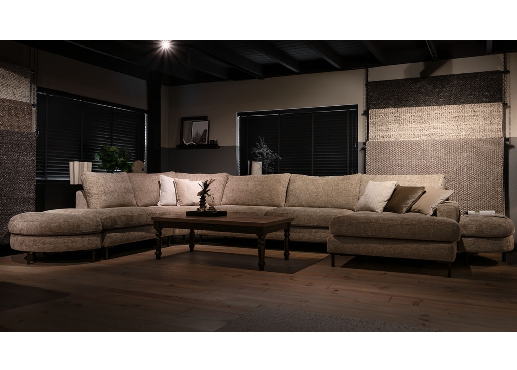Lausanne hoek of lounge opstelling in sfeer