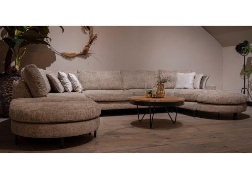 UrbanSofa Lausanne lounge- of hoekbank rond