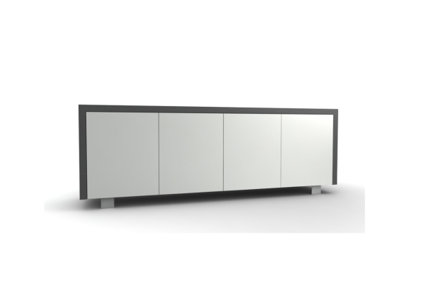 Dressoir Milano 84 romp lava, deuren wit