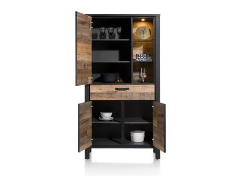 Sardinie bergkast Laminato melamine Happy@Home collectie front open