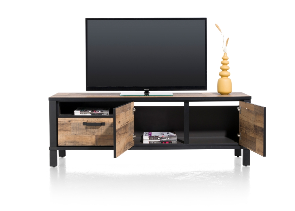 Sardinie lowboard 170 Primo Laminato Driftwood Happy@Home recht open