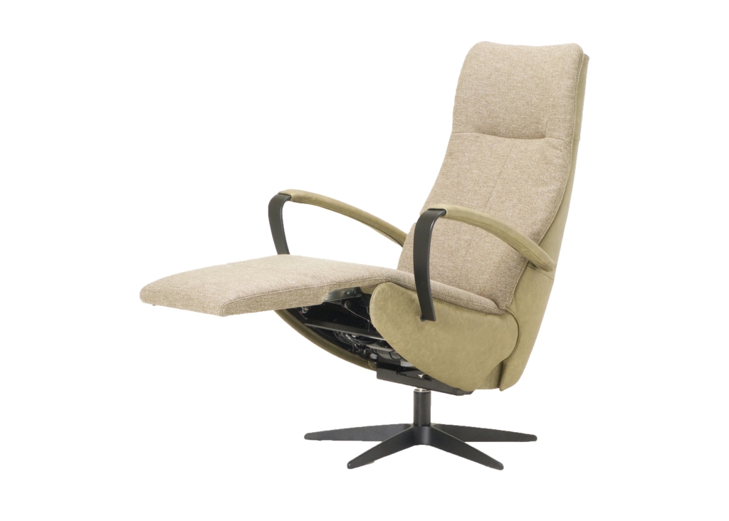Twice relaxfauteuil TW170 schuin voet uit