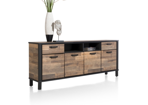 Sardinie dressoir 220 Laminato Driftwood HappyatHome persp