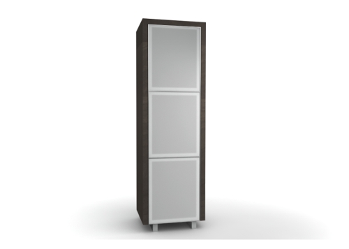 Milano vitrinekast lava-glas